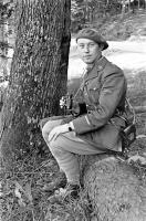 Ligne Maginot - HOCHWALD - (Ouvrage d'artillerie) - Les officiers de l'ouvrage
Le SLt Haas Albert, observateur bloc 20 (O7)