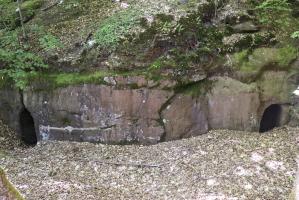 Ligne Maginot - GALGENBERG SUD-EST - (Abri) - Abri à deux entrées, creusé dans le grès vosgien