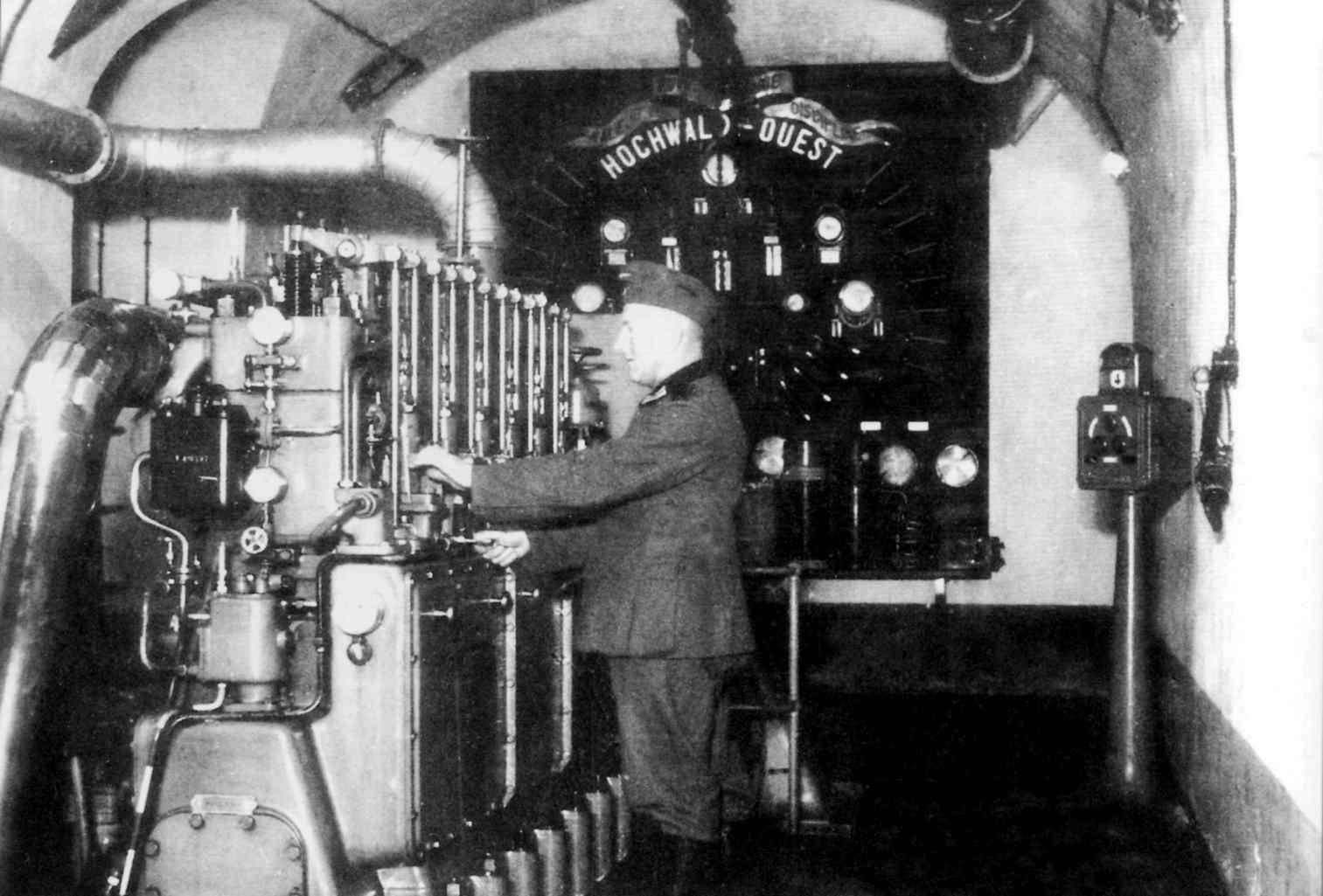 Ligne Maginot - HOCHWALD - (Ouvrage d'artillerie) - L’usine électrique du demi ouvrage Ouest - Albert HAAS