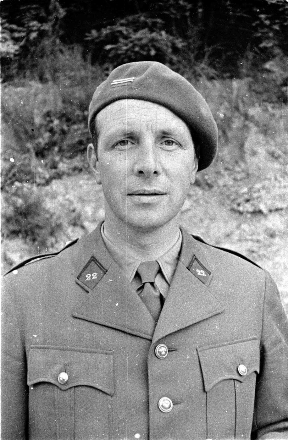 Ligne Maginot - HOCHWALD - (Ouvrage d'artillerie) - Les officiers de l'ouvrage
Le Lt Barthel commandant le bloc 8 (EM) - Inconnu
