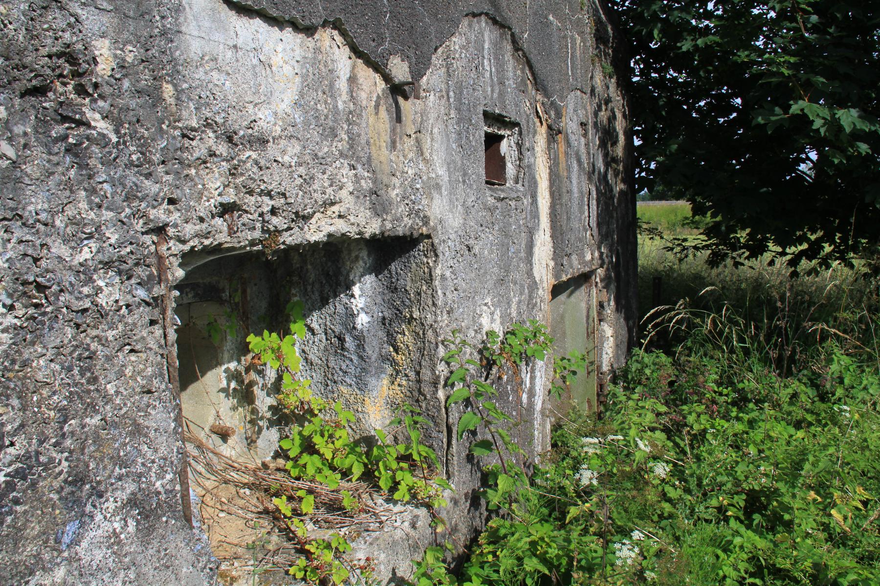 Ligne Maginot - B521 - STATION DE WARGNIES - (Blockhaus pour canon) - Etat extérieur juin 2022 - Léon Carpentier