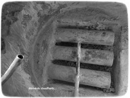 Ligne Maginot - percolateur intérieur - démontage et remise en état d'un percolateur au Galgenberg.
Les résistances électriques blindées assura,t le chauffage de l'eau