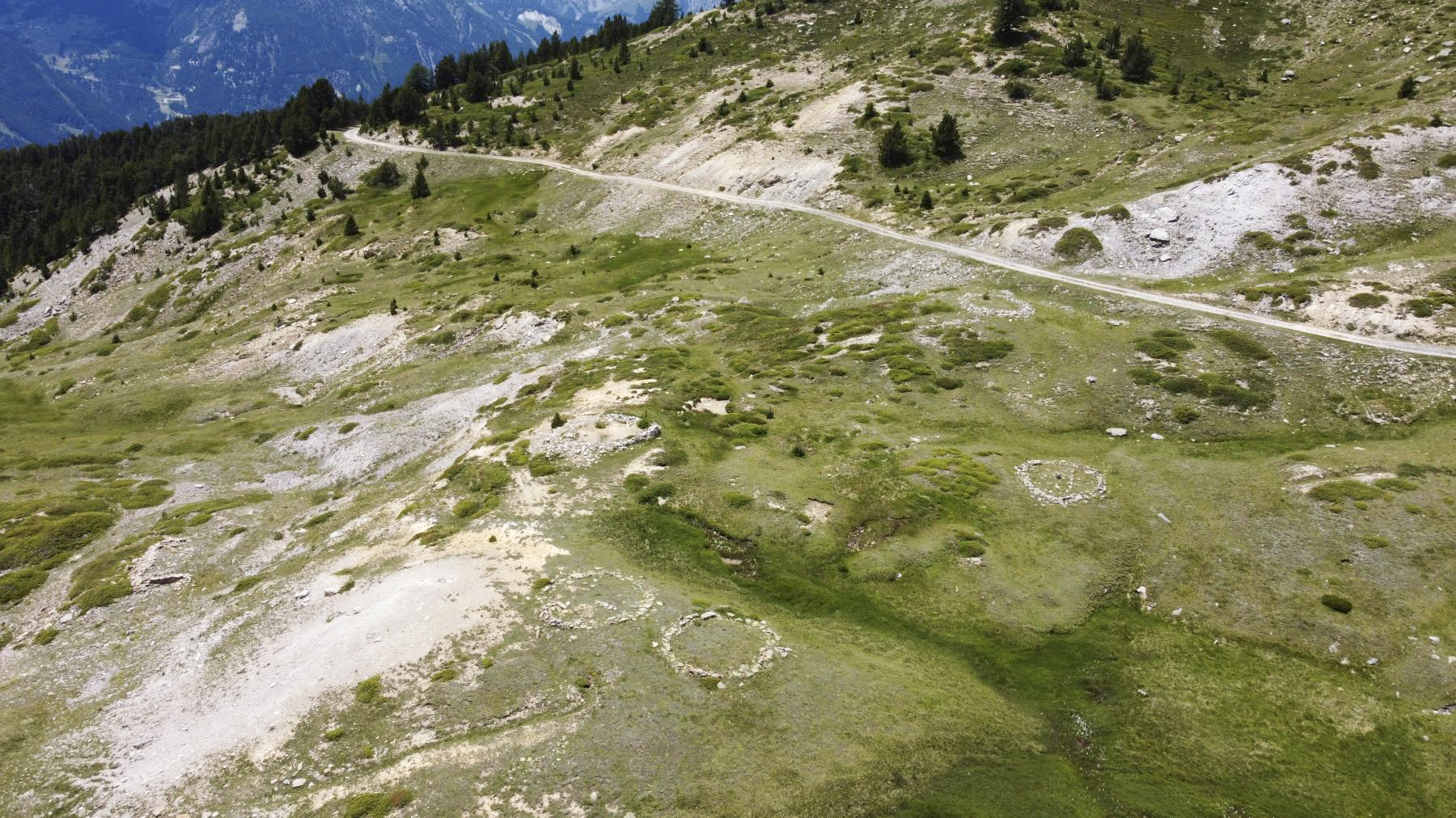 Ligne Maginot - COL DE BARTEAUX NORD - (Abri) - Environnement : restes d'un camp de Marabout - ELLENA Daniel - CUNY Philippe