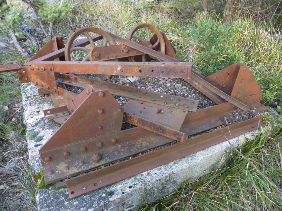 Ligne Maginot - TLFR - Téléphérique du Mont-Agel - Reste du premier pylône - Jean-François PERRIGAULT
