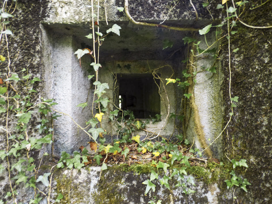 Ligne Maginot - B808 - BOIS DES AISEMENTS - (Blockhaus pour canon) - Couloir d'entrée
Embrasure FM latérale droite - JMBrams