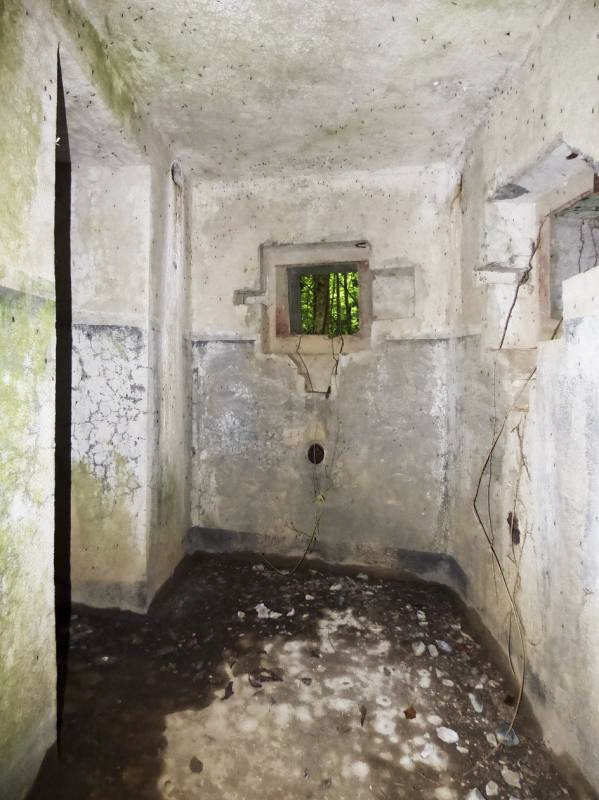 Ligne Maginot - B808 - BOIS DES AISEMENTS - (Blockhaus pour canon) - Couloir d'entrée
Embrasure FM latérale droite - JMBrams