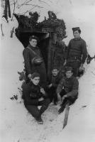 Ligne Maginot - CEFV 1 du 167° RIF - Abri pour munitions des mortiers de la CEFV 1 du 167° RIF dans le secteur Galgenberg - Sentzich
Noter la dénomination choisie pour cet abri 
Sur la photo l'aspirant Edmond Caspar 