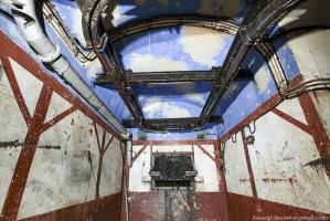 Ligne Maginot - BREHAIN - A6 - (Ouvrage d'artillerie) - Bloc 4
Peinture murale dans le local de récupération des douilles