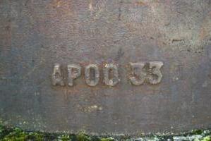 Ligne Maginot - BREHAIN - A6 - (Ouvrage d'artillerie) - Bloc 8
Marquage sur la cloche GFM