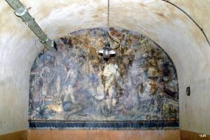 Ligne Maginot - BREHAIN - A6 - (Ouvrage d'artillerie) - Caserne
Peinture murale dans le foyer