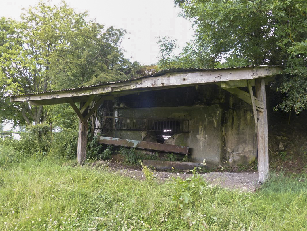 Ligne Maginot - B814 - LE CIMETIERE - (Blockhaus pour canon) -  - JMBrams