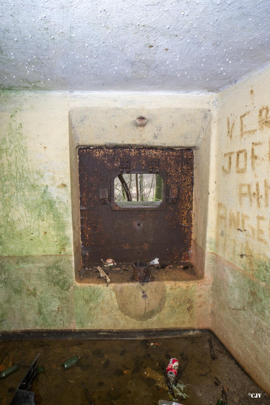 Ligne Maginot - B817 - LA GALOPERIE NORD - (Blockhaus pour canon) - Créneau de flanquement droite - Lia VERMEULEN