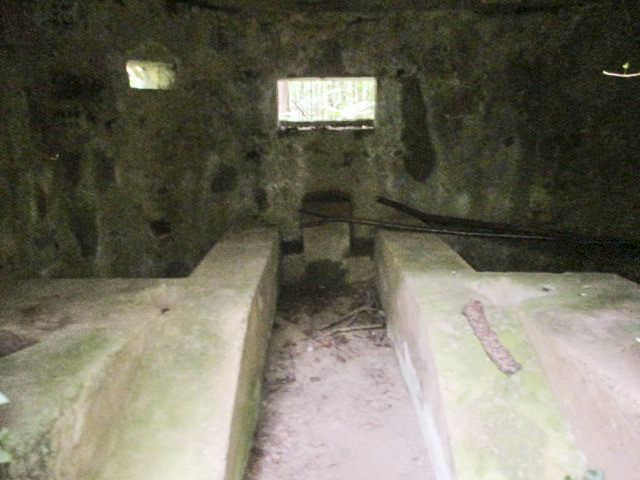 Ligne Maginot - BA9 - LAIE SYLVIE - (Blockhaus pour canon) - Intérieur du blockhaus. - Randonneur62