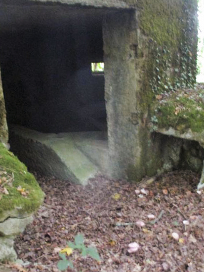 Ligne Maginot - BA19 - LA LIMITE NORD - (Blockhaus pour canon) - Aperçu de l'accès intérieur au blockhaus. - Randonneur62