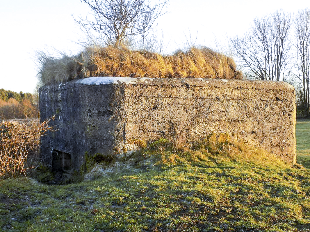 Ligne Maginot - BA87 - LA PETITE RIEZE - (Blockhaus pour canon) - Faces frontale et gauche - R Tucker