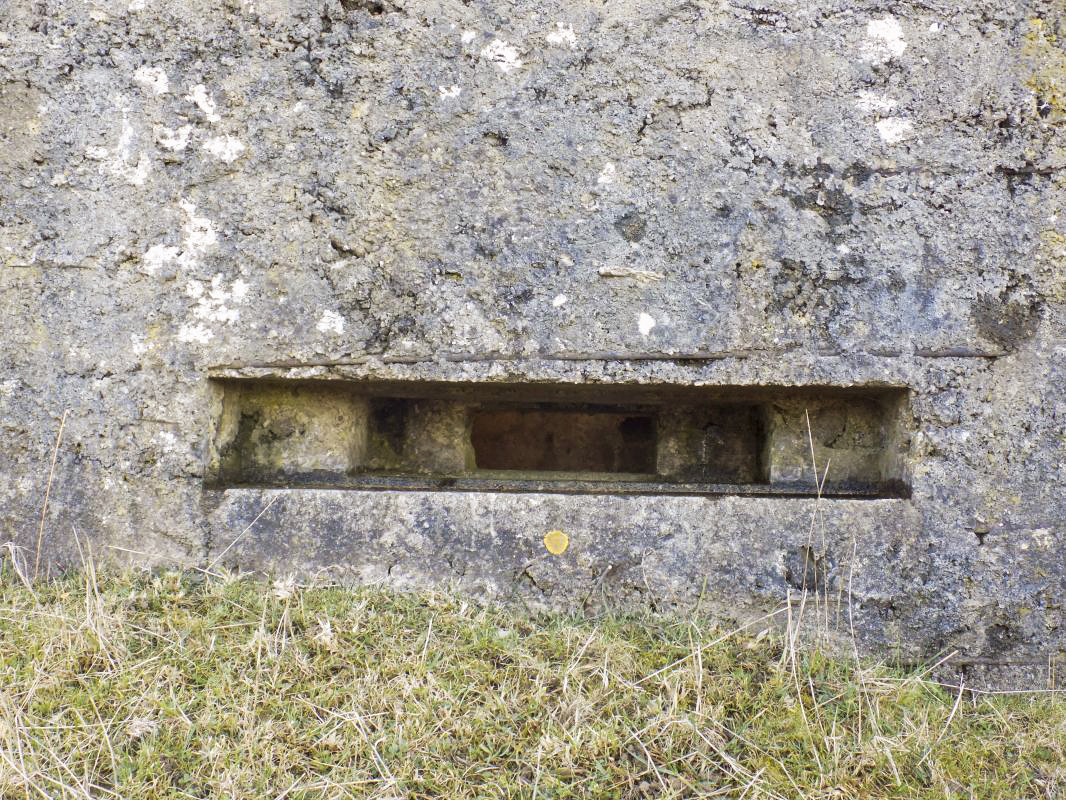 Ligne Maginot - BA87 - LA PETITE RIEZE - (Blockhaus pour canon) - Créneau Obs, face droite - R Tucker