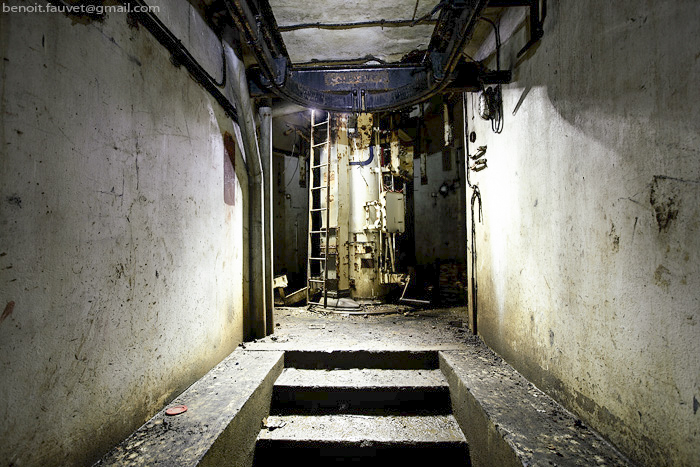 Ligne Maginot - BREHAIN - A6 - (Ouvrage d'artillerie) - Bloc 5
Etage inférieur de la tourelle - FAUVET Benoît