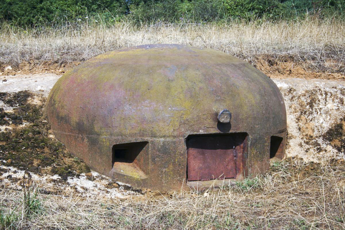 Ligne Maginot - BREHAIN - A6 - (Ouvrage d'artillerie) - Bloc 8
Cloche pour jumelage Reibel MAC 31 - Michel Teiten