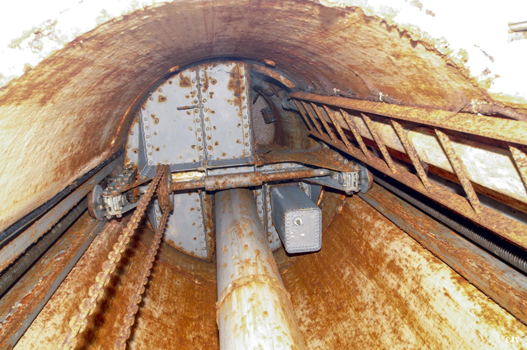 Ligne Maginot - BREHAIN - A6 - (Ouvrage d'artillerie) - Bloc 8
La cloche pour mitrailleuses - Lia VERMEULEN