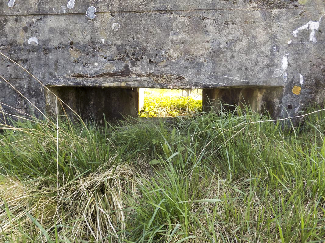 Ligne Maginot - BA91 - LE BOCHET NORD - (Blockhaus pour canon) - Face frontale, créneau droite, AC - R Tucker