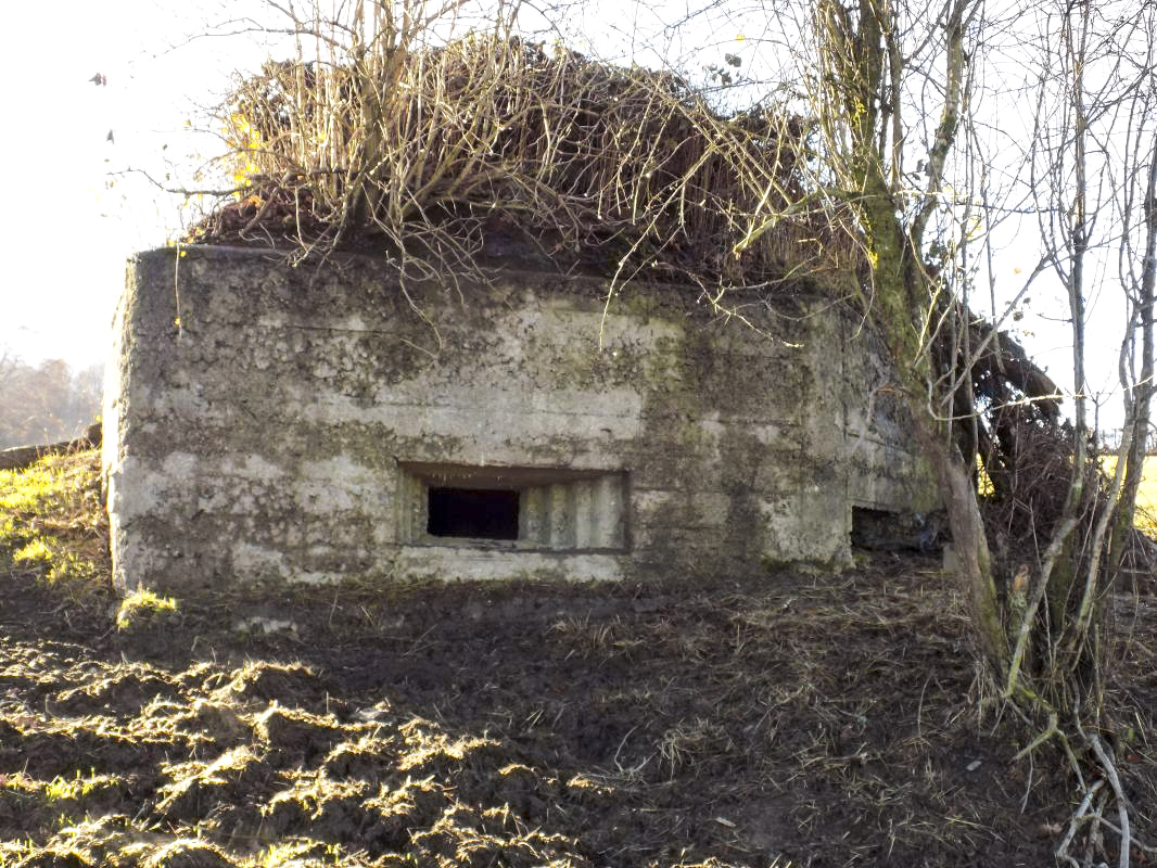 Ligne Maginot - BA94 - LE COUVENT - (Blockhaus pour canon) - Faces frontale et gauche - R Tucker