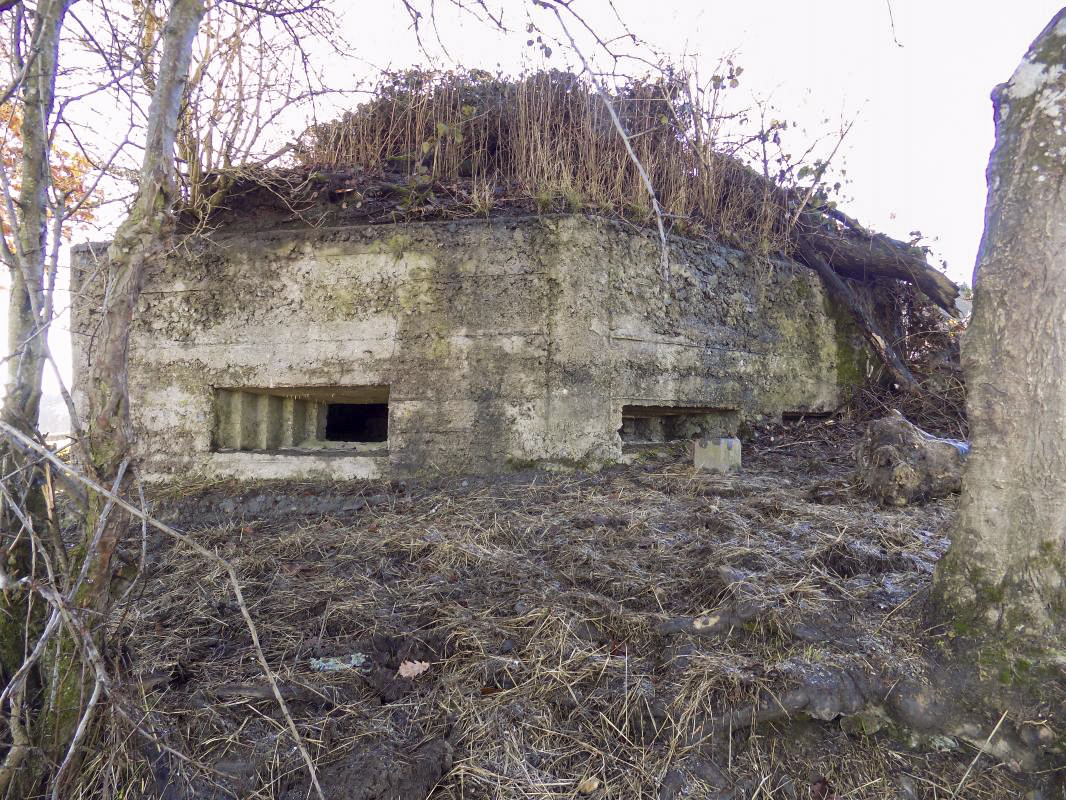 Ligne Maginot - BA94 - LE COUVENT - (Blockhaus pour canon) - Faces frontale et gauche - R Tucker