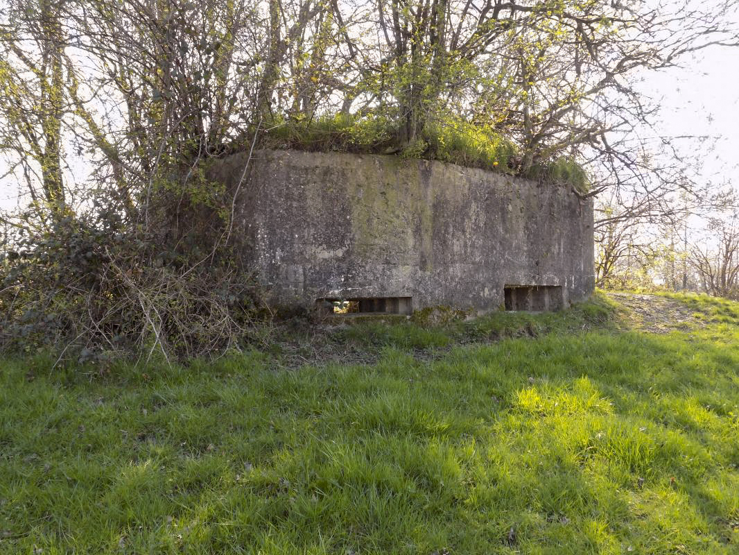 Ligne Maginot - BA95 - BOUT D'EN HAUT SUD - (Blockhaus pour canon) - Face frontale - R Tucker
