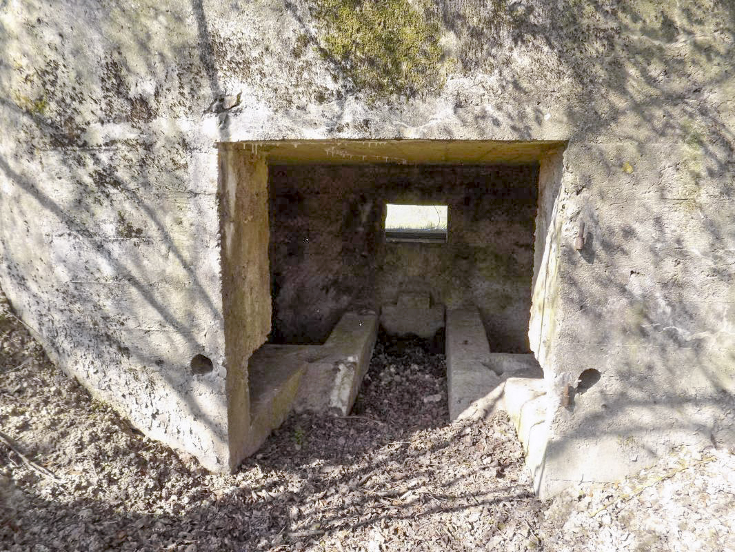 Ligne Maginot - BA95 - BOUT D'EN HAUT SUD - (Blockhaus pour canon) - L'entrée AC - R Tucker