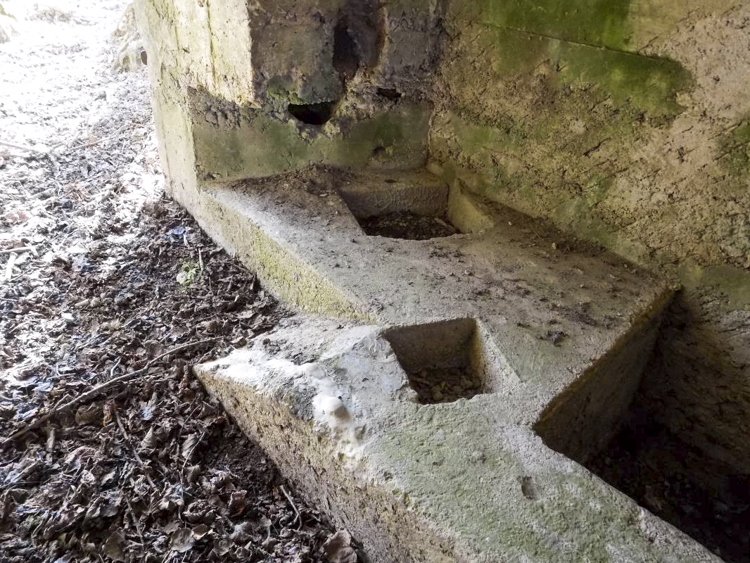 Ligne Maginot - BA95 - BOUT D'EN HAUT SUD - (Blockhaus pour canon) - Facilité pour deux types de canon AC - R Tucker