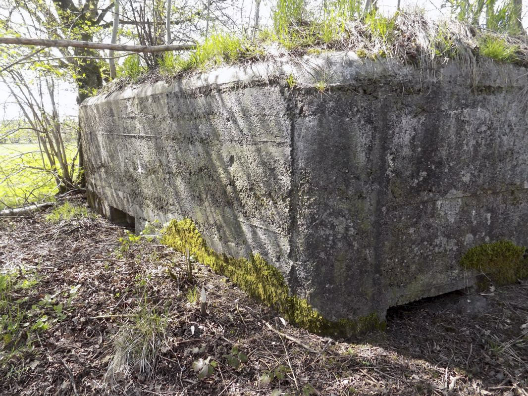 Ligne Maginot - BA96 - AVANCÉE DE ROCROI SUD-OUEST - (Blockhaus pour arme infanterie) - Faces frontale et gauche - R Tucker