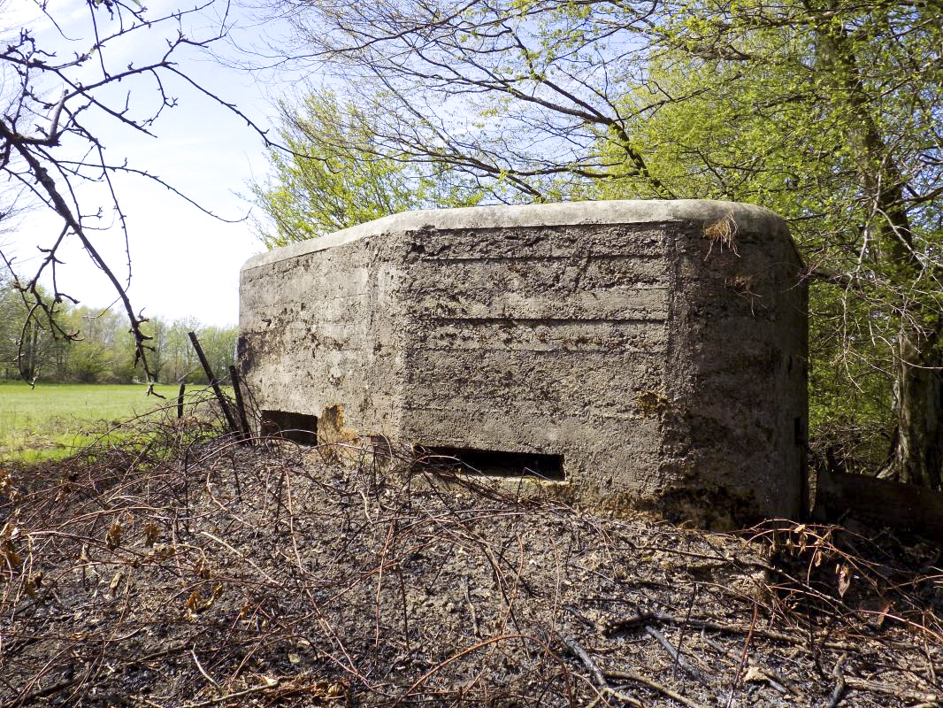 Ligne Maginot - BA101 - AVANCÉE DE ROCROI SUD - (Blockhaus pour canon) - Faces frontale - R Tucker