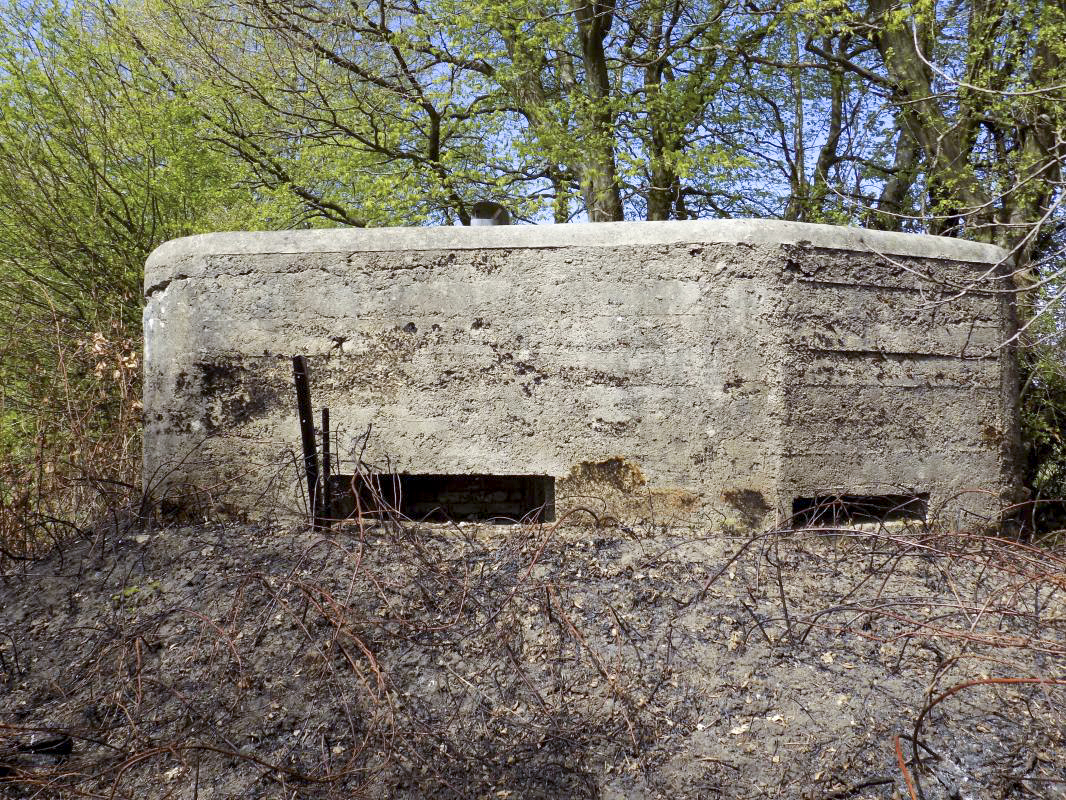 Ligne Maginot - BA101 - AVANCÉE DE ROCROI SUD - (Blockhaus pour canon) - Faces frontale - R Tucker