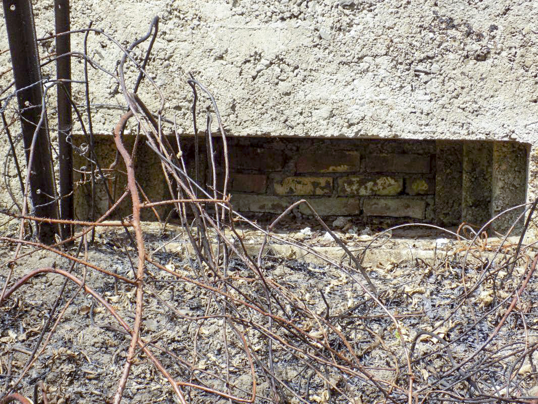 Ligne Maginot - BA101 - AVANCÉE DE ROCROI SUD - (Blockhaus pour canon) - Face frontale créneau AC - R Tucker