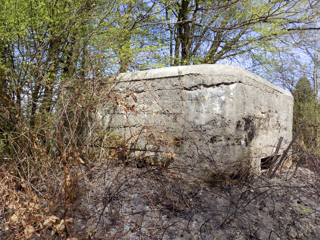 Ligne Maginot - BA101 - AVANCÉE DE ROCROI SUD - (Blockhaus pour canon) - Face droite - R Tucker
