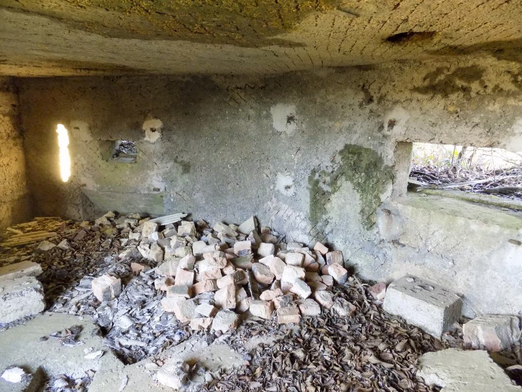 Ligne Maginot - BA103 - HIRAUMONT EST - (Blockhaus pour canon) - Créneaux Hotchkiss et AC - R Tucker