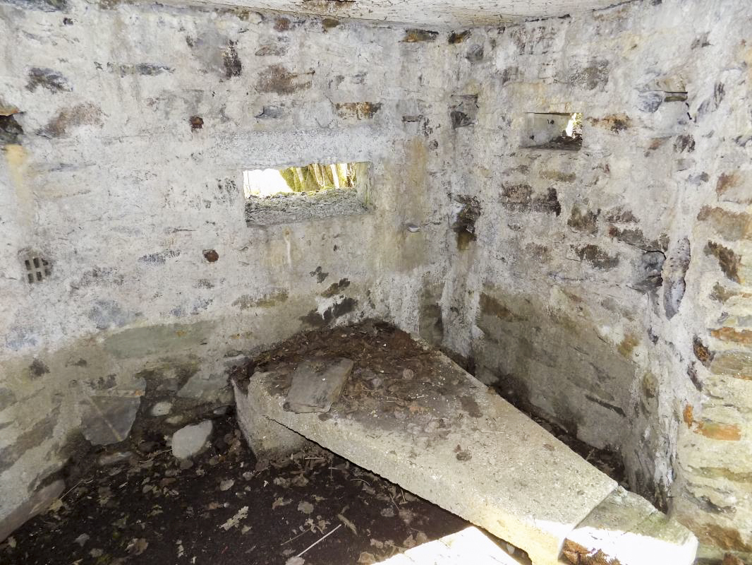Ligne Maginot - BA107 - ROUTE DE REVIN 4 - (Blockhaus pour arme infanterie) - Créneaux Hotchkiss droite et Obs/FM - R Tucker