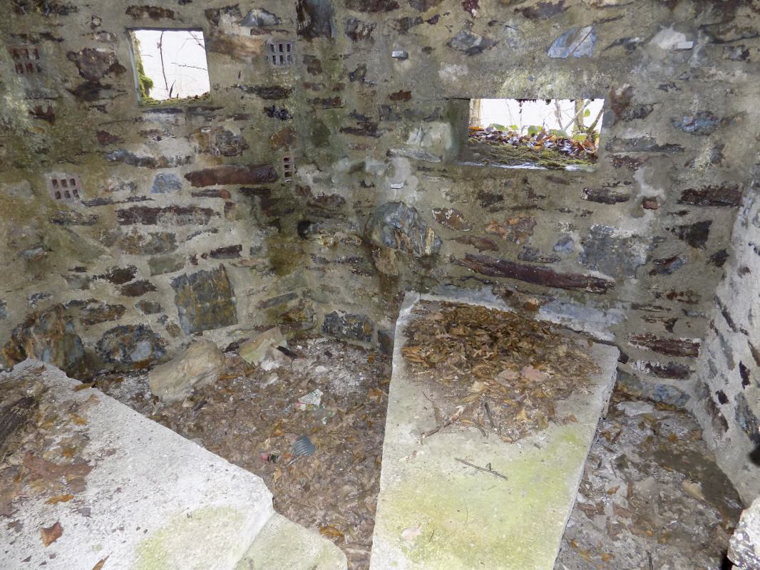 Ligne Maginot - BA108 - ROUTE DE REVIN 5 - (Blockhaus pour arme infanterie) - Créneaux FM frontale et Hotchkiss moitié droite - R Tucker