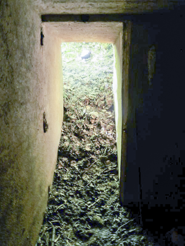 Ligne Maginot - RUE DES HORBES - (Abri) - Entrée
Noter la trace de gonds - Alain FOCQUENOY