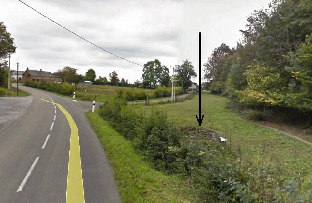 Ligne Maginot - RUE DE LA PASSE D'ANOR - (Chambre de coupure) -  - Google StreetView
