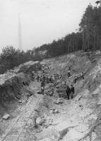 Ligne Maginot - HOCHWALD - RéDUIT - (Ouvrage d'infanterie) - Construction de la route menant au Réduit du Hochwald
Mars 1940