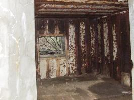 Ligne Maginot - MC39B - MC17 - (Casemate d'infanterie) -  La chambre de tir de flanquement gauche pour un canon anti-char.