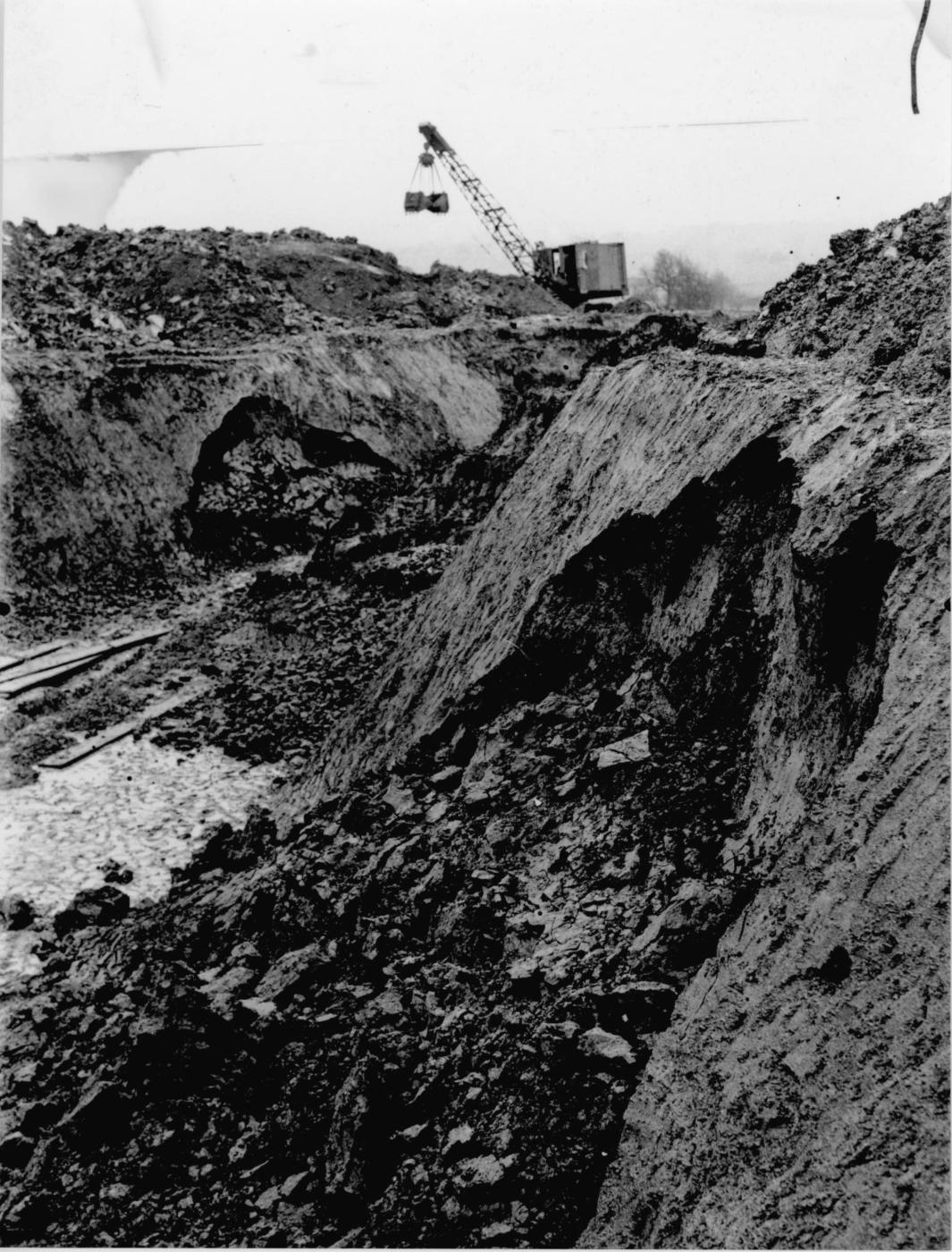 Ligne Maginot - BREITENACKER NORD et SUD - (Casemate d'infanterie - Simple) - Chantier de construction
Entreprise Dietsch
Benne planeuse
 - Inconnu