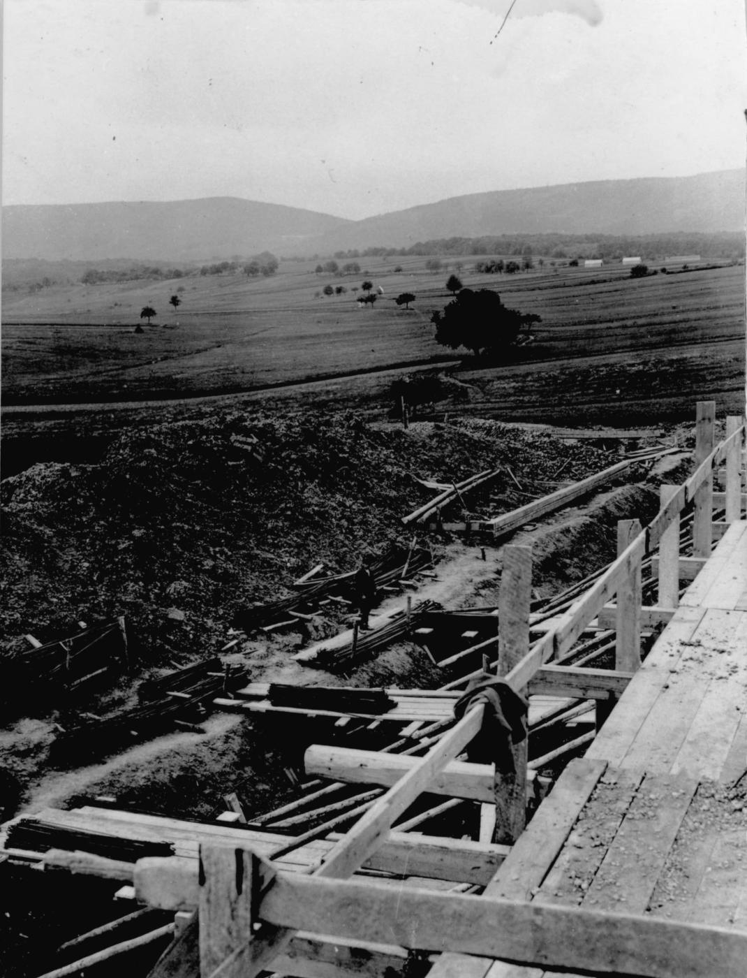 Ligne Maginot - BREITENACKER NORD et SUD - (Casemate d'infanterie - Simple) - Chantier de construction
Entreprise Dietsch
Galerie de communication
Bétonnage - Inconnu