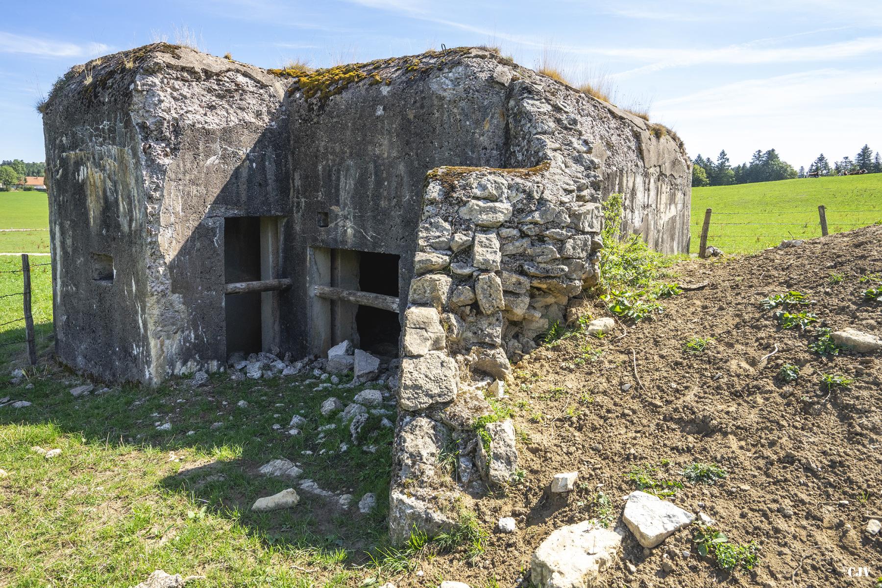 Ligne Maginot - B6 - LES RICHARD - (Blockhaus pour arme infanterie) - Les entrées - Lia VERMEULEN