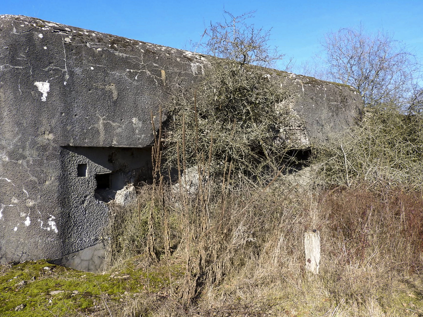Ligne Maginot - MC13B - MC14 - (Casemate d'infanterie - double) - La façade de tir Est. - STENGER Mathieu
