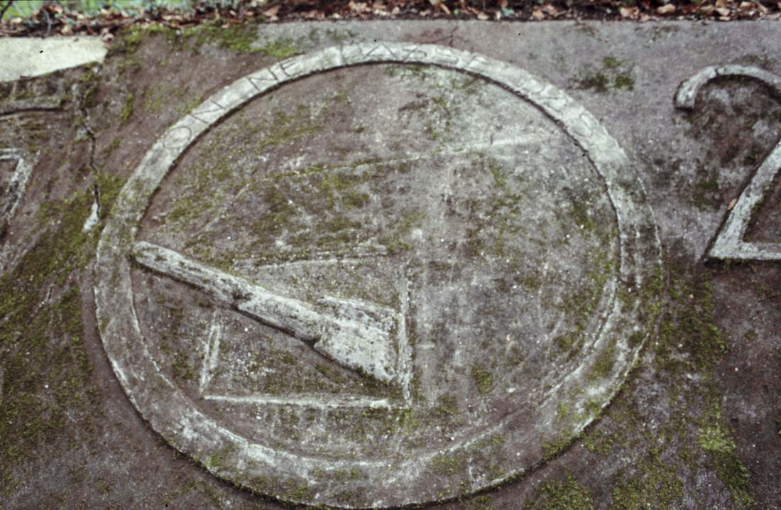 Ligne Maginot - GUERSTLING SUD - (Poste GRM - Maison Forte) - Détail insigne 'géant' On ne passe pas... - ammagsdr