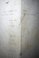 Ligne Maginot - CHENES BRULES - X23 - (Abri) - Coffre Nord
Graffitis dans le couloir d'entrée
'Puits Nord - Lt Rapp - Houillon - Boulay - Bluchet - Auclair - Nourrisson'