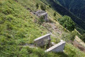 Ligne Maginot - LA DEA (D) - (Abri actif) - Citerne du chantier et bloc 2