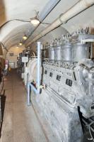 Ligne Maginot - BOUSSE - A24 - (Ouvrage d'infanterie) - Centrale électrique
Groupe électrogène  à moteur SMIM type 4 SR 18 de 85 CV 