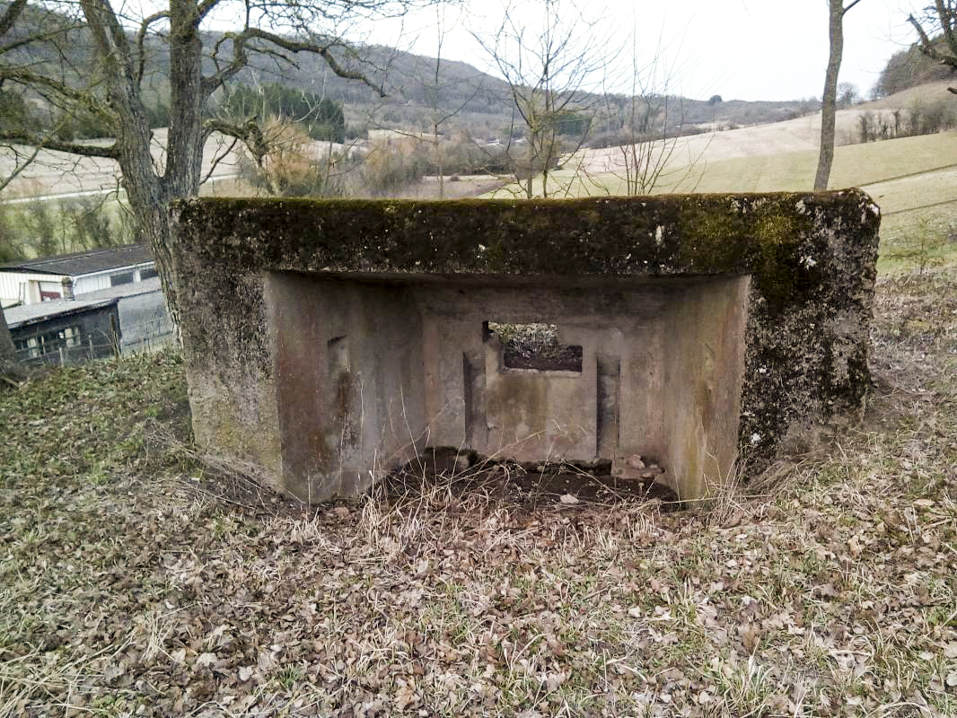 Ligne Maginot - BBO7 - (Blockhaus pour canon) - L'arrière du bloc  - lemagehinault